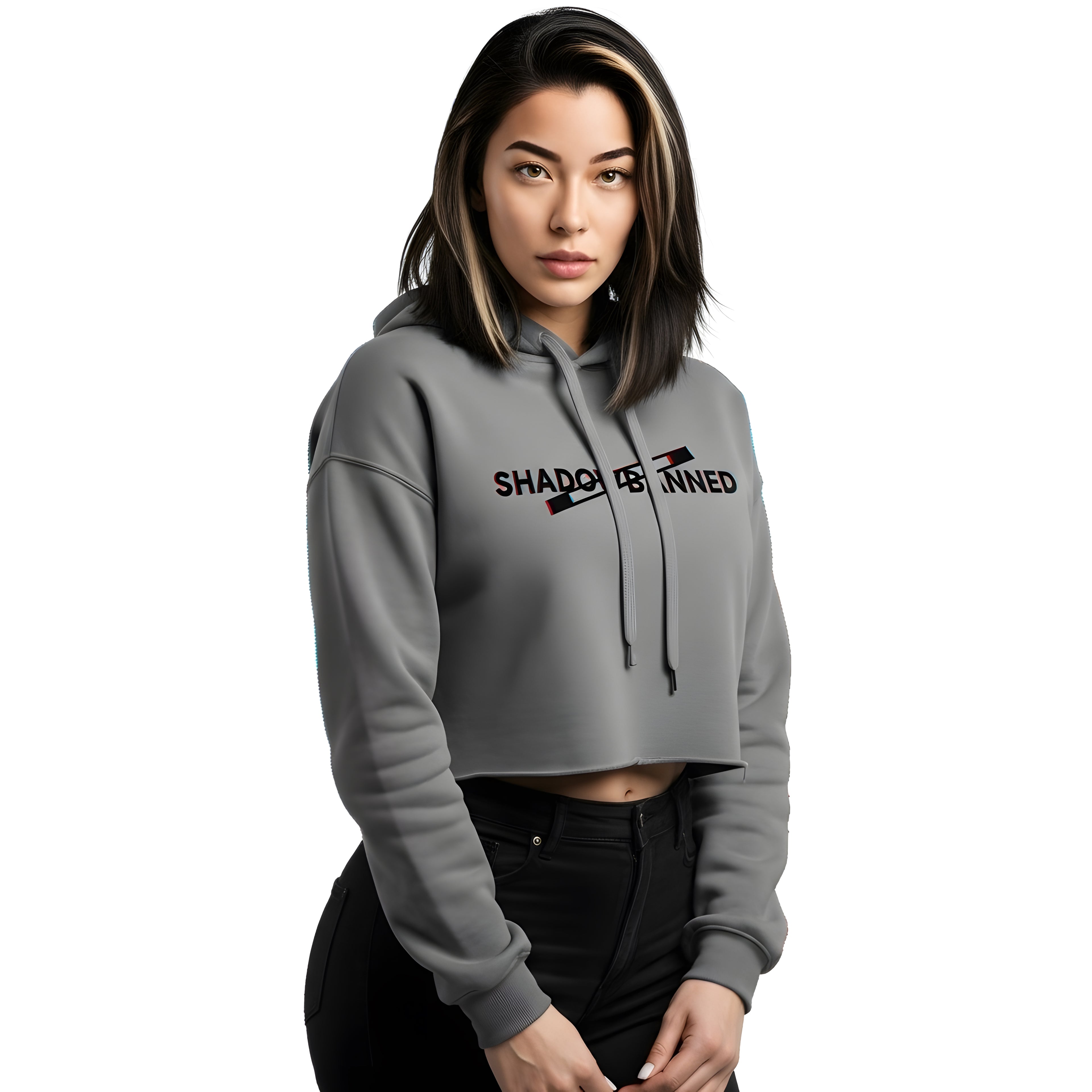 Shadowbanned Women’s Cropped Hoodie